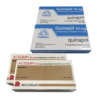 Фото Аккупро Хинаприл таблетки (в Европе название Acequin / Quinazil) 20мг №28