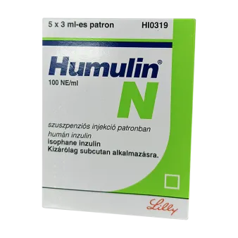 Хумулин НПХ инсулин (Humulin-NPH) 100 МЕ/мл сусп. для ин. 3мл 5шт