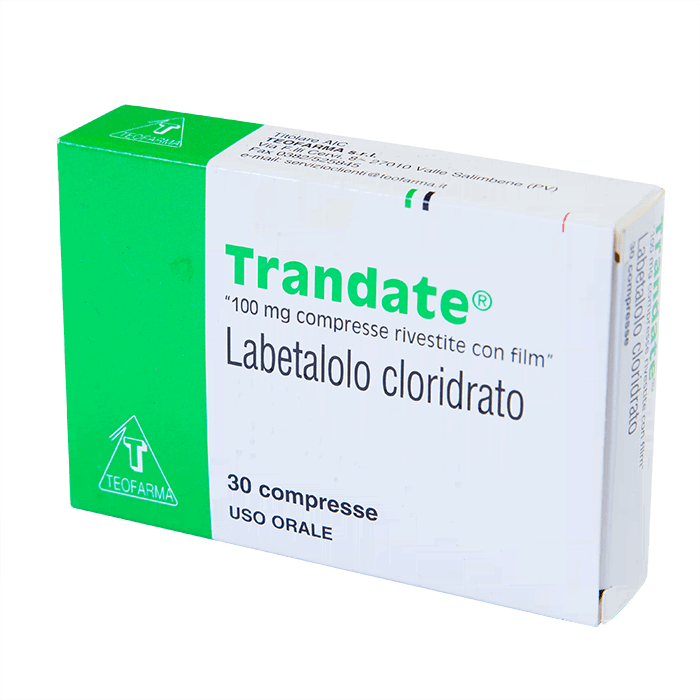 Трандат Лабеталол таблетки 100мг №30